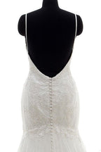 Vestidos de Noiva Elegantes com Alças Finas Estilo Sereia