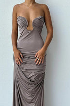 Elegant Strapless Dress