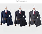 Costume Homme Rayé pour Affaires, Mariage Formel, Veste de Marié et Garçon d'Honneur