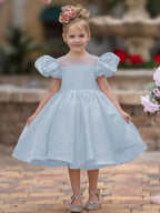 NumberSea - Ball - Gown/Princess Satin Knee - length Flower Girl Dress