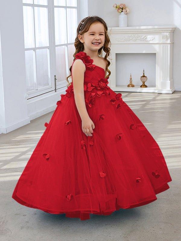 Ball Gown Tulle Flower Girl Dress Featuring Lace Appliques And Floor Length Cut - photo 3