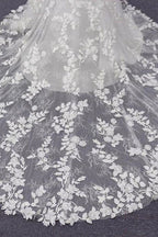 Meilleures appliques à bretelles spaghetti robe de mariée élégante sirène