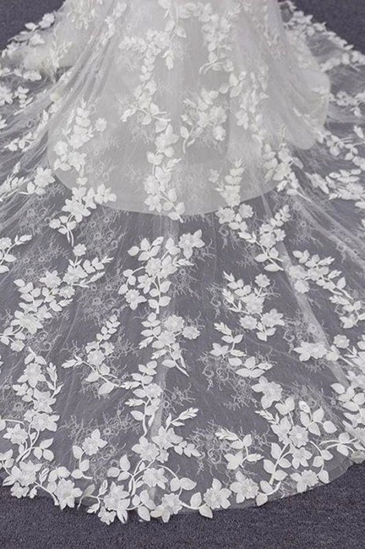 Meilleures appliques à bretelles spaghetti robe de mariée élégante sirène