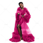 Bridal ball dress shooting fluffy tulle robe pregnant woman wedding party dress