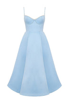 Robe maxi tutu sans manches à col en V avec bretelles