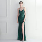 Nightclubs Dinner Ceremony Performance Evening Dress with Crisscross Elegance