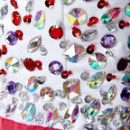 Abito da festa in chiffon a linea ad A con una spalla e cristalli