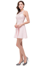 Vestitini Mini a Linea A con Applicazioni per Damigelle