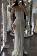 Strapless Long Mermaid Prom Dress With Sequins And Pleated Details In 70 Colors