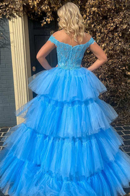 High Low Homecoming-Ballkleid mit Spitze