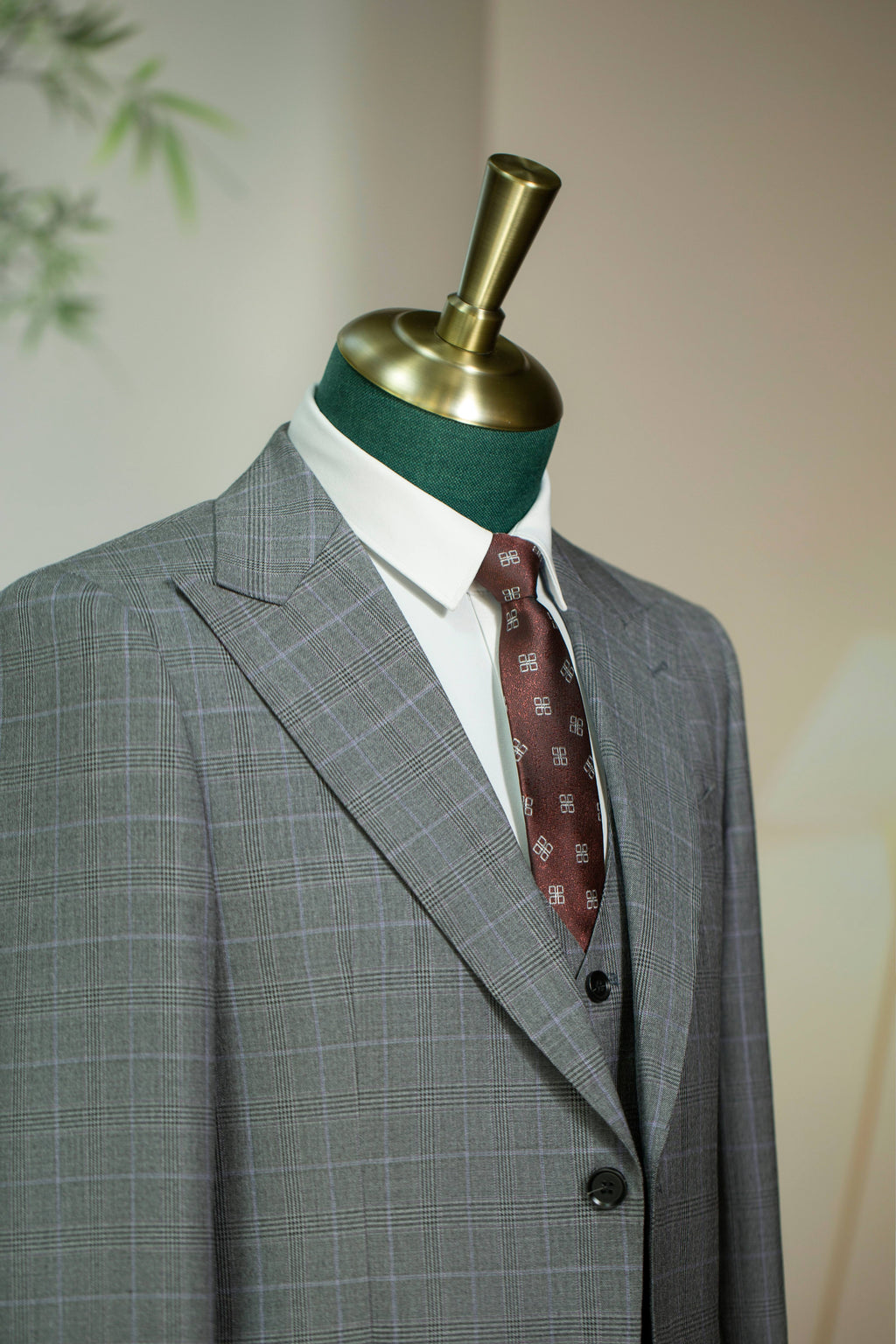 Fato de Casamento Masculino Diberon de Três Peças em Corte Slim para Noivo e Padrinhos