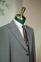 Fato de Casamento Masculino Diberon de Três Peças em Corte Slim para Noivo e Padrinhos