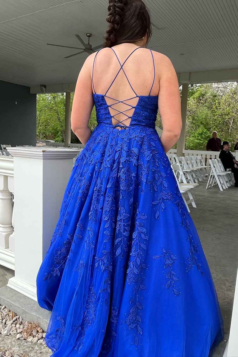 Princess Yellow Spaghetti Straps Prom Dress For Weddings And Evening Parties