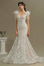 Designer wedding dresses mermaid | Lace wedding dresses online