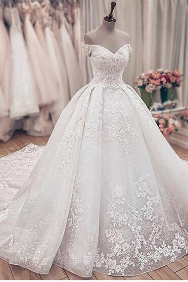 Vestidos de noiva de grife princesa | Vestidos de noiva em renda