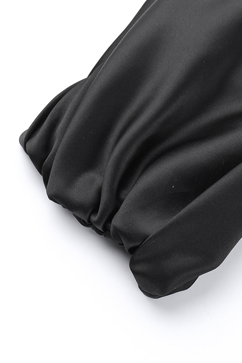 Abiti da sera formali e sensuali con collo obliquo in rete unita