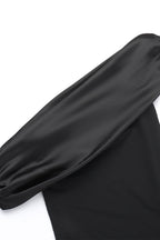 Abiti da sera formali e sensuali con collo obliquo in rete unita