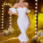 Bandagekleid Cocktailparty Club Abendkleid – Sexy Bodycon Minikleid 