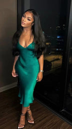 Abiti per il 18° Compleanno Vestito da Sera in Seta con Spalline Sottili Abito da Sera Seducente Y639