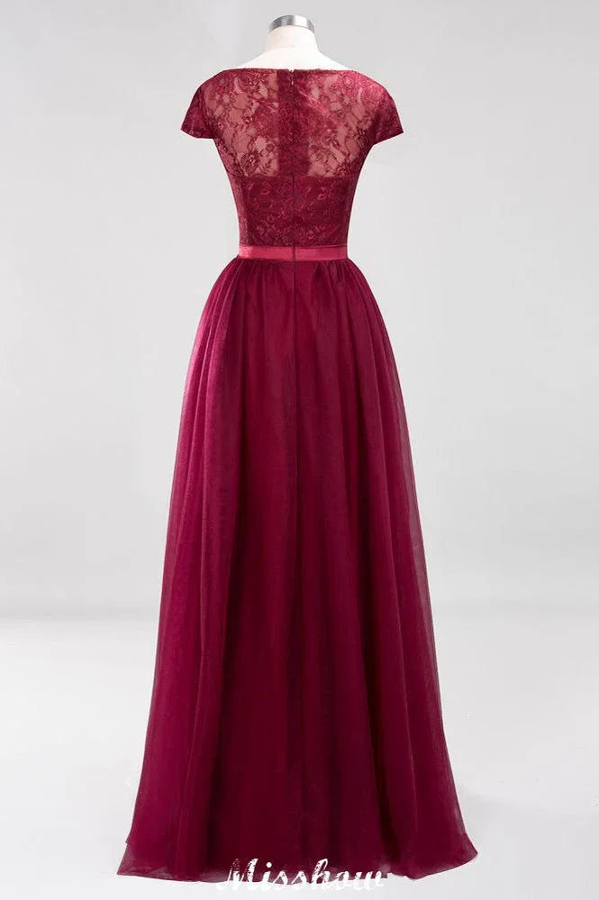 Vestido de noite elegante com mangas tipo capa, floral, corte evasê, aplicações e tule, vestido de dama de honor