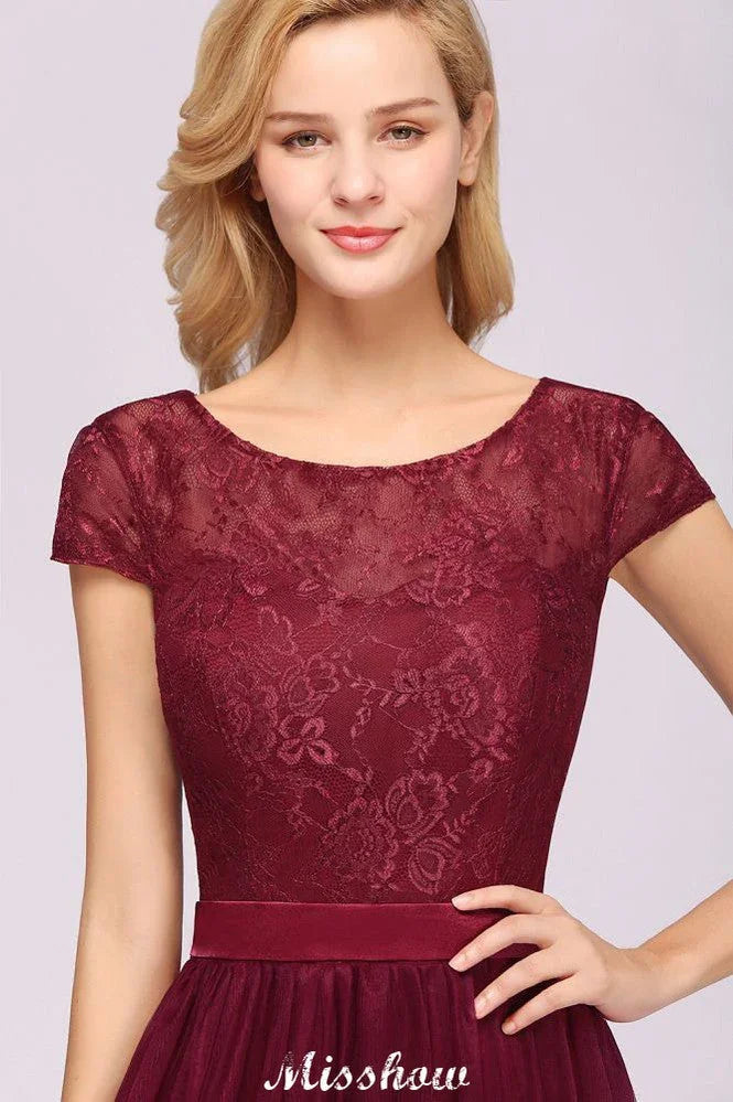 Vestido de noite elegante com mangas tipo capa, floral, corte evasê, aplicações e tule, vestido de dama de honor