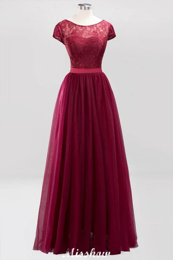 Vestido de noite elegante com mangas tipo capa, floral, corte evasê, aplicações e tule, vestido de dama de honor