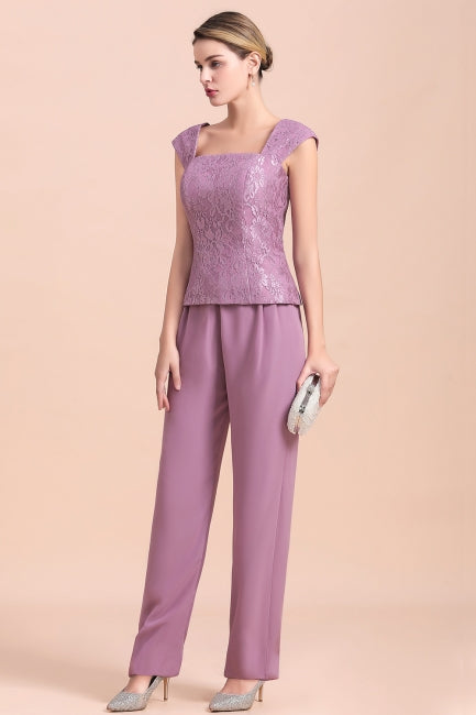 Mãe da Noiva Online Acessível com Manga Curta Elegante em Renda e Chiffon com Estola