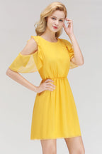 Abito Elegante Gioiello Mini Quotidiano Casual Semplice in Tulle Senza Maniche da Sera