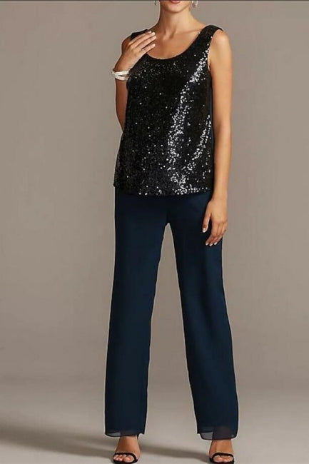 Elegante Kleider für die Brautmutter Chiffon-Jumpsuit für Brautjungfern