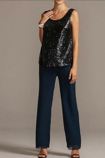 Elegante Kleider für die Brautmutter Chiffon-Jumpsuit für Brautjungfern