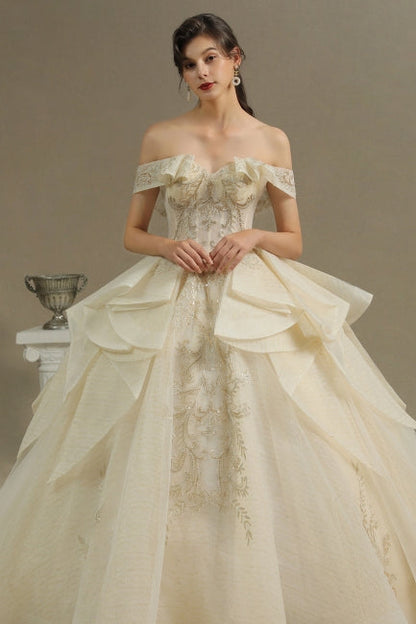 Elegante Brautkleider Prinzessin | Brautkleider mit Spitze