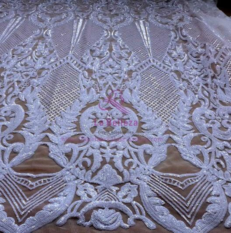 Elegant White V Neck Mermaid Lace Wedding Dress For Modern Brides
