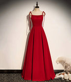 Vestido de baile longo simples em veludo, corte evasé, modelo s70