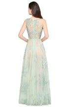 Floor Length Green Sexy Prom Dresses