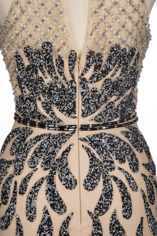 Vestidos de fiesta con lentejuelas, corte sirena, halter y largo hasta el suelo