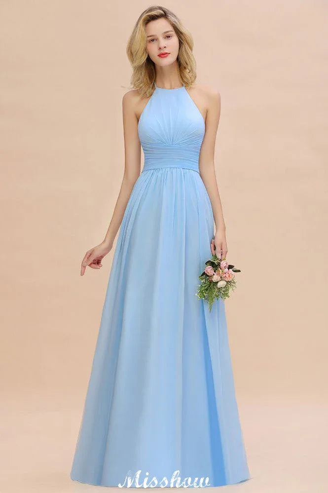 Robe de demoiselle d'honneur de plage dos nu à bretelles, robe de fête de mariage en jardin en mousseline