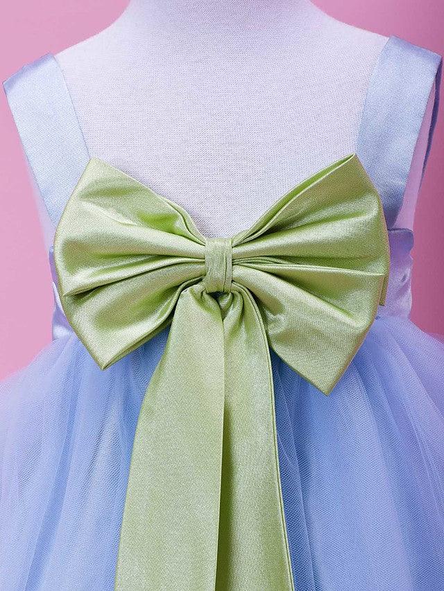 Plus Size Tulle Stretch Satin Ball Gown Sleeveless Wedding Flower Girl Dress