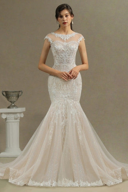 Robe de mariée sirène de luxe | Robes de mariée en dentelle