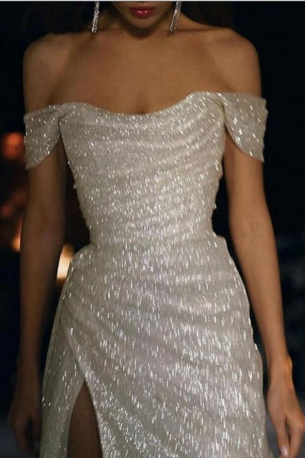 فساتين زفاف حورية البحر / بوق تتلألأ وتتألق لحفلات الزفاف