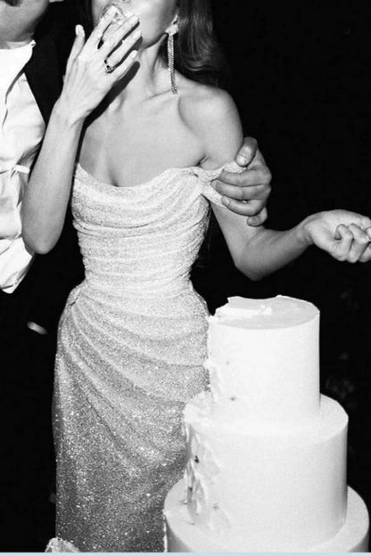 Meerjungfrau / Trompete Brautkleider Sparkle &amp; Shine Kleid Hochzeit Party