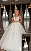 Edles Träger ärmelloses Ballkleid aus Spitze Brautkleid