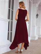 Vestidos de Noiva para Mães de Tamanho Grande em Chiffon com Casaco, Vestidos Formais para Casamento SEA28073