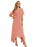 Vestidos de Noiva para Mães de Tamanho Grande em Chiffon com Casaco, Vestidos Formais para Casamento SEA28073