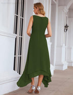 Vestidos de Noiva para Mães de Tamanho Grande em Chiffon com Casaco, Vestidos Formais para Casamento SEA28073