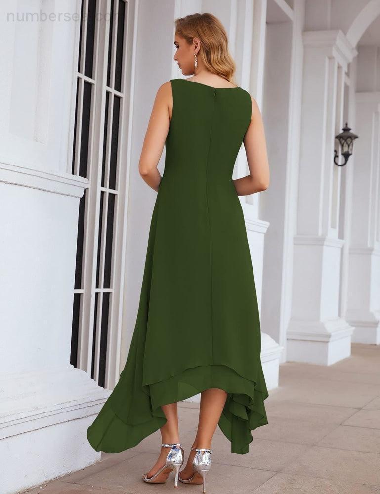 Vestidos de Noiva para Mães de Tamanho Grande em Chiffon com Casaco, Vestidos Formais para Casamento SEA28073