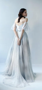 Off Shoulder Unique Design Most Popular Long Prom Dresses Bridal Gowns