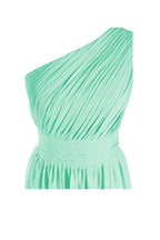 Abiti da damigella monospalla in chiffon per serate di gala BD008