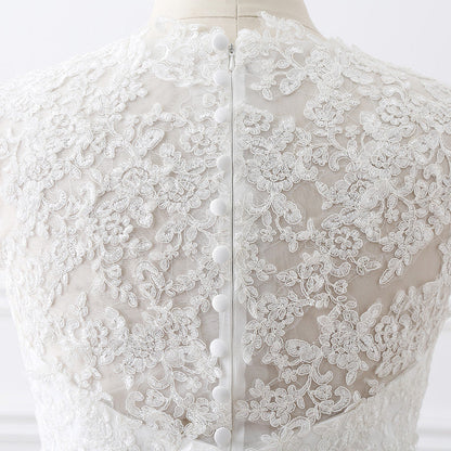 Prinzessin V-Ausschnitt Tüll Neue Ankunft Brautkleid Mit Spitze