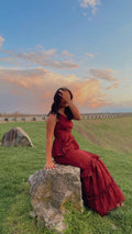 Romantic One Shoulder Vintage Prom Dress Stunning Evening Dress Y1105