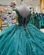 فستان حفلة الكرة فستان عيد ميلاد مشد دانتيل فستان السادسة عشرة الحلو Y1229